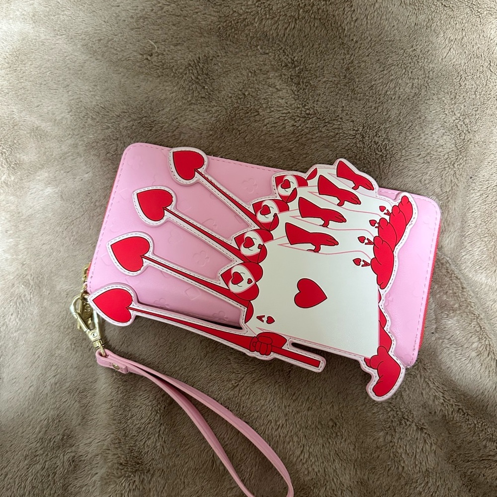 Loungefly Alice in wonderland painting the roses red wallet